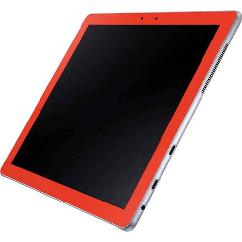 NBA Oklahoma City Thunder Standard - Orange Galaxy Book 12in Skin
